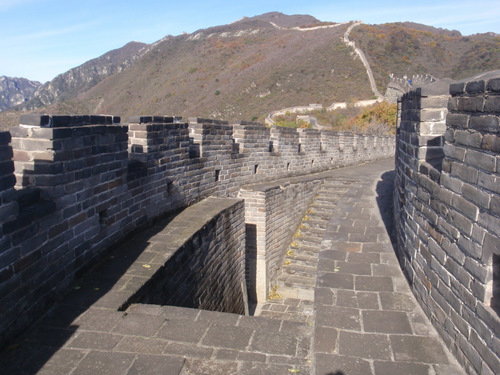 Part of the Great Wall of China.